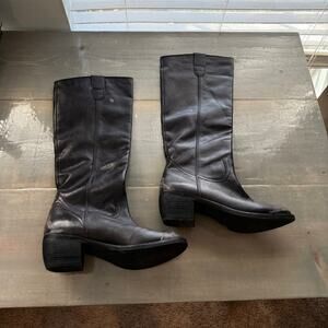 GB Gianni Bini Black Tall Boots Sz 9